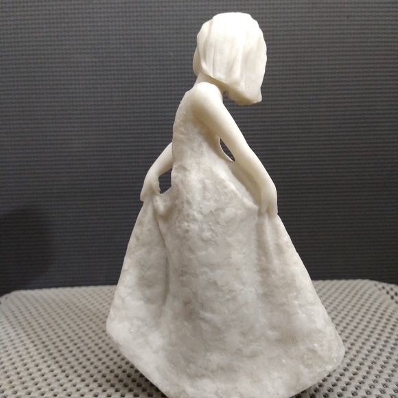 Vintage Stone Girl Figurine - Picture 6 of 8